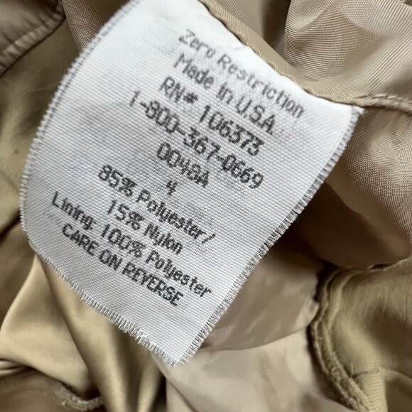 Zero Restriction Pebble Beach Golf Pullover Jacket Men’s XL Tan 1/2 Zip Pockets - Picture 5 of 9